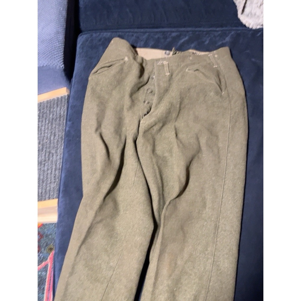1960 Vintage West German Wool Field Uniform Jacket Pants Bundeswehr Filzlaus - Picture 4 of 5